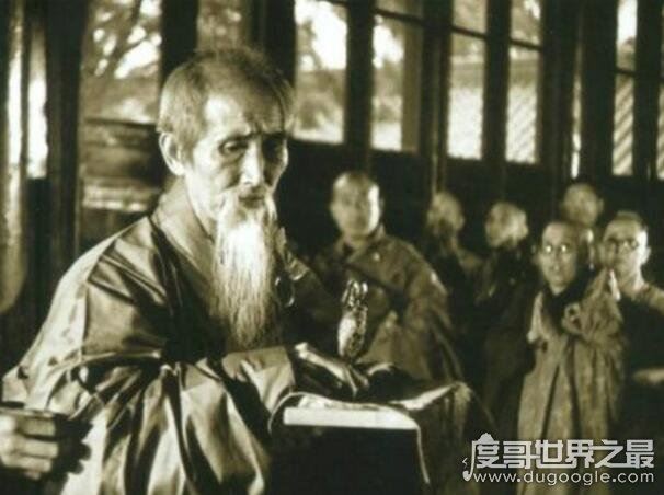 近代佛界第一人,释虚云老和尚活了120岁(信徒数百万之众)