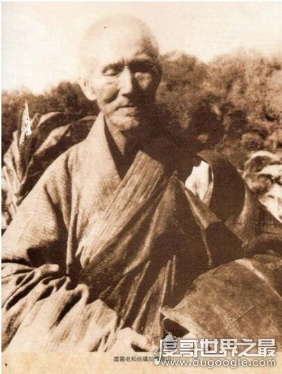 近代佛界第一人，释虚云老和尚活了120岁(信徒数百万之众)