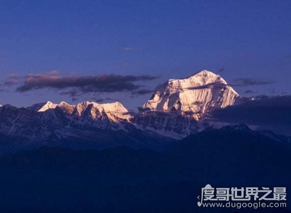 世界上最高山峰排名(前十名)，超过8000米的10座高峰