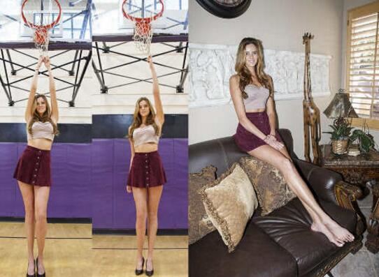 世界十大长腿美女排名，18岁俄罗斯最长腿小姐腿长106厘米