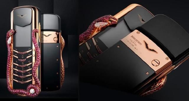 世界上最贵的手机，SIGNATURE眼镜蛇限量版手机(售价247万人民币)