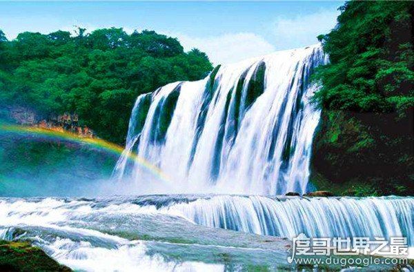 中国最大的瀑布,黄果树瀑布(最高流量达290立方米/秒)