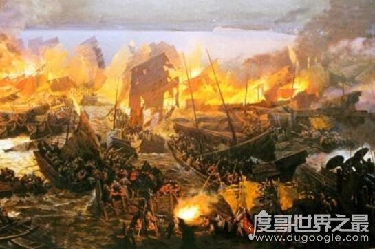 三国赤壁之战的故事简介，孙刘联合抗曹火烧赤壁