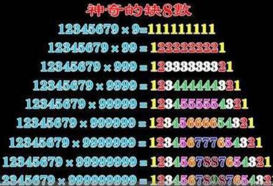 自然数中神秘的缺8数,奇特数列的特殊性质无人能解