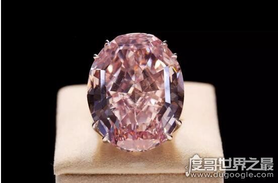 世界上最大的粉钻石,近60克拉的粉红之星拍出5.53亿港元的天价