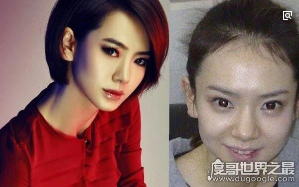 张檬整容前后照片对比，好好的一张美人脸被整残(判若两人)