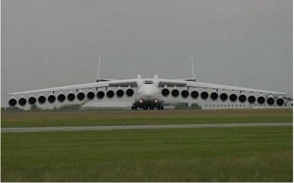 世界上最大的飞机，安-225运输机(用来运火车和飞船)