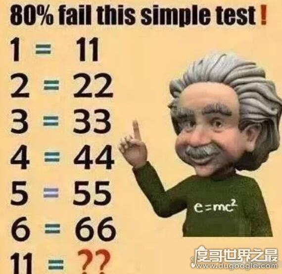 10道门萨智商测试题，IQ150以上的人才能全对(附答案)