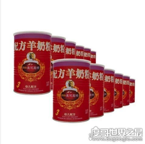 羊奶粉排行榜10强盘点，新西兰纽贝斯特羊奶粉排行第1(仅供参考)