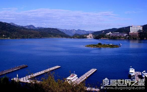 中国台湾日月潭的传说，简介青年情侣大尖和水社斩杀恶龙的故事