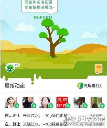 支付宝蚂蚁森林有什么用,促进人们节能减排还能够赚钱