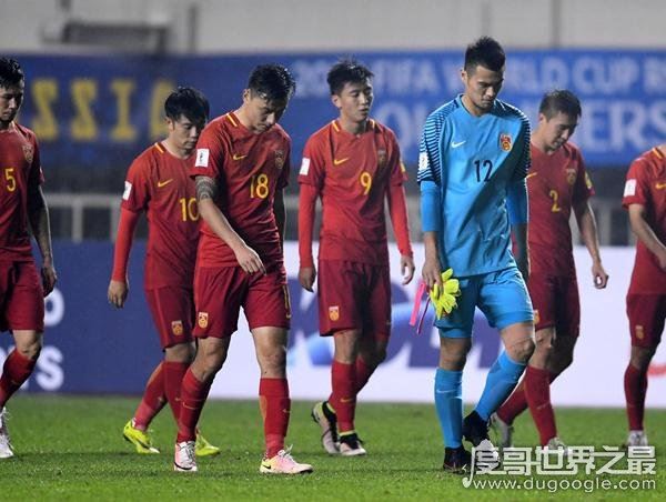 中国世界杯最好成绩，2002年韩日世界杯倒数第二名(0进球)