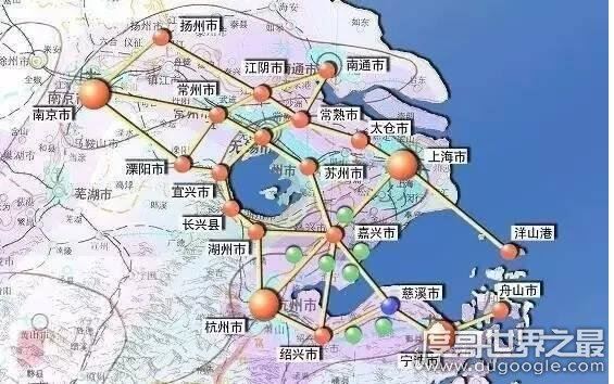 世界六大城市群，中国长江三角洲城市群已排名在列