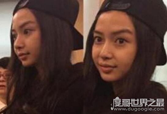 Angelababy杨颖整容前后照片对比，黄晓明都认不出