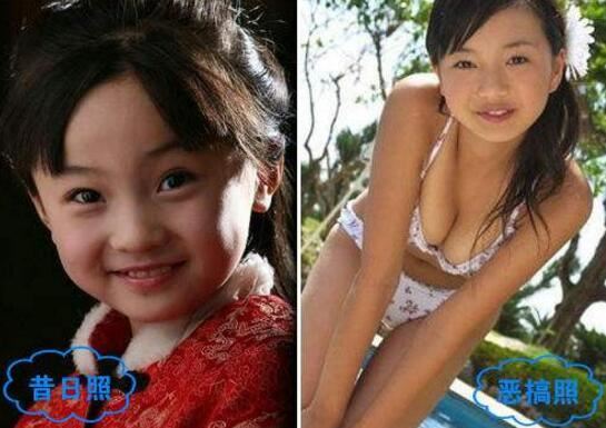 林妙可丰胸对比照片，12岁胸部凸起吐槽网友恶心