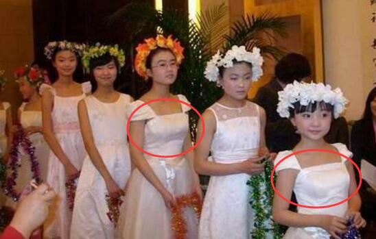 林妙可丰胸对比照片，12岁胸部凸起吐槽网友恶心