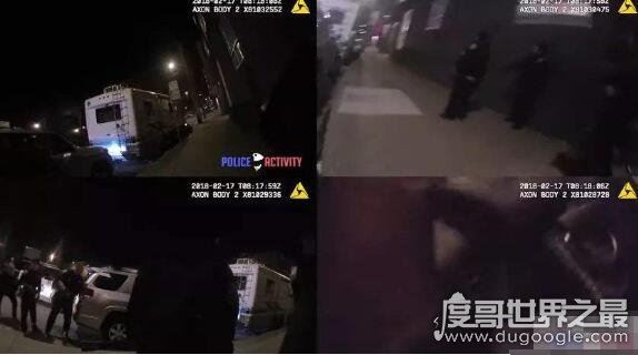 美国7名警察开65枪一枪未中，这枪法站着不动都打不着
