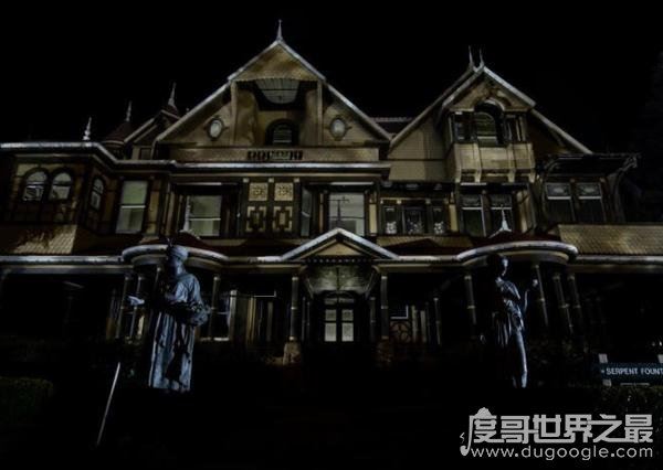 世界上最气派的鬼屋，温彻斯特鬼屋(为枪下亡魂不停修建38年)