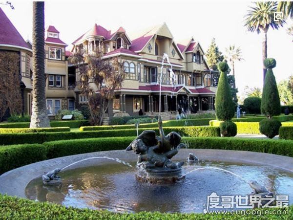 世界上最气派的鬼屋，温彻斯特鬼屋(为枪下亡魂不停修建38年)