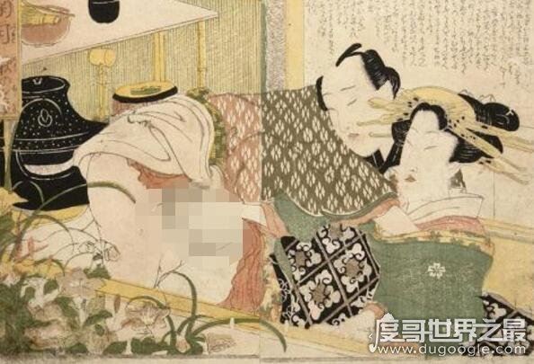 古代日本春宫图大全，9世纪时期的日本人就懂得手口并用