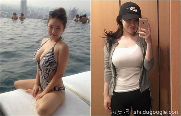 韩国微胖界瑜珈女神seulmin，胸器快让紧身衣撑爆了(组图)