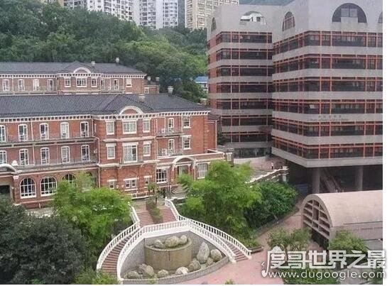 港大庄月明楼俯视图,看着十分诡异有着许多灵异传说