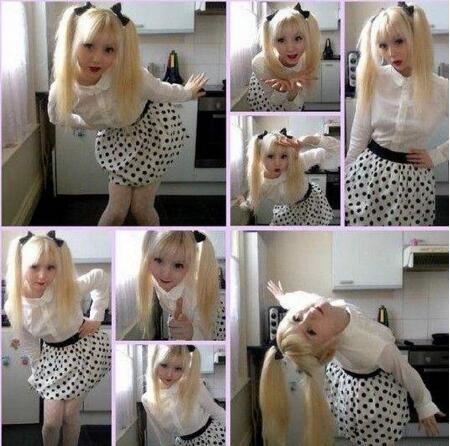 英国15岁白化病萝莉，维纳斯·巴勒莫(被封全球宅男女神)