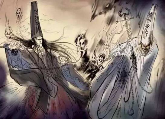 阴间锁魂黑白无常图片大全，一见生财天下太平
