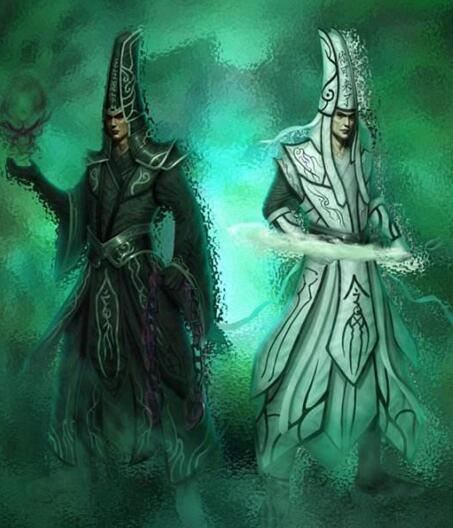 阴间锁魂黑白无常图片大全，一见生财天下太平