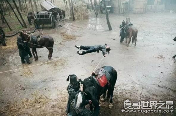 古代最残忍的刑法车裂之刑，身体被撕裂时感觉不到痛