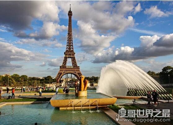 埃菲尔铁塔有多高，高达324米(1889年建成时是世界最高建筑物)