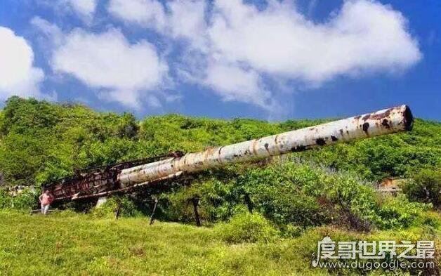 世界上最大的大炮，巴巴多斯大炮(炮管36米/射程4000公里)