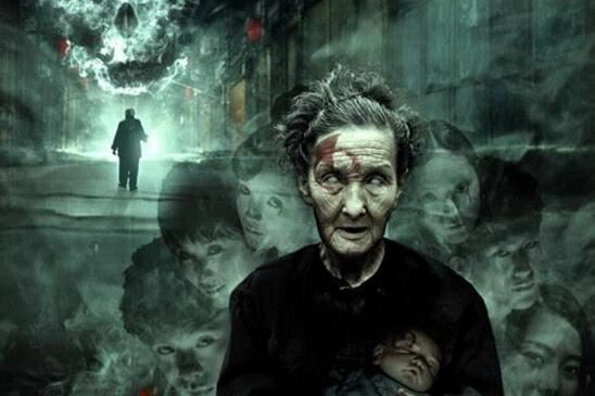 上海吸血鬼事件图片，吸血鬼老太婆专挑红衣服女生