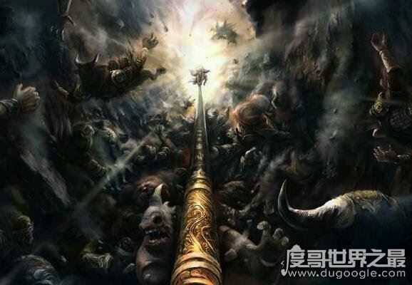 金箍棒多重,重13500斤(可随孙悟空心意变大变小重量却不变)
