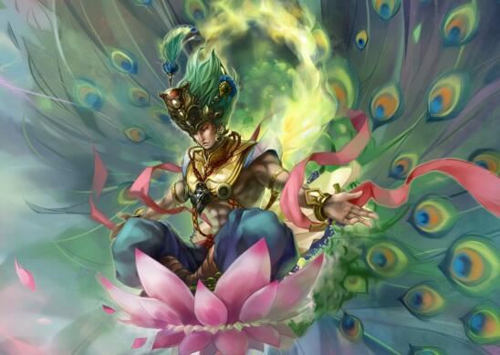 佛母孔雀大明王菩萨传说,西游记中大鹏鸟的兄弟