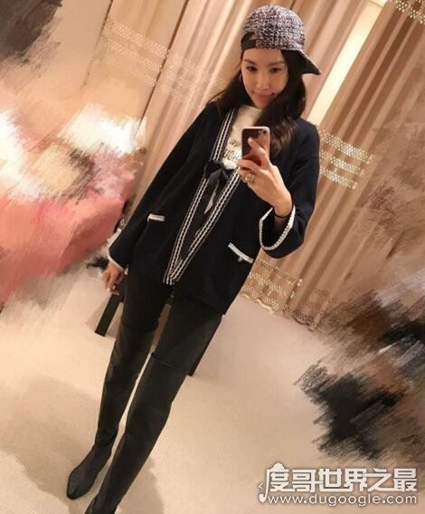 林志颖老婆陈若仪图片，生完三胎还嫩如18岁少女