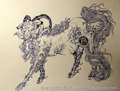 山海经异兽图大全，山海经全部异兽图大全(附详解)