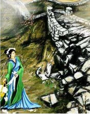 中国民间四大爱情故事——孟姜女哭长城的故事