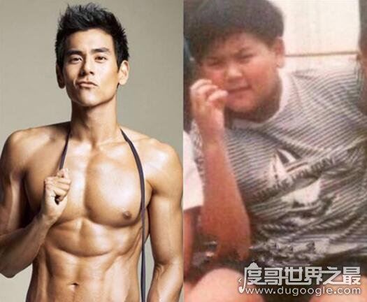 彭于晏肌肉图片,体脂率只有6%的男人理想身材