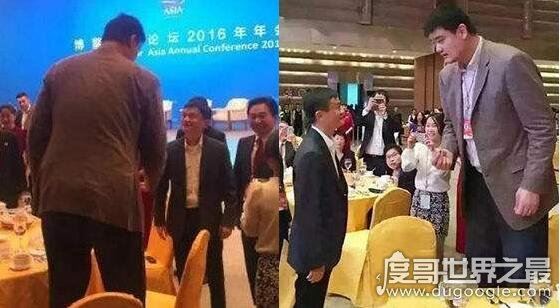 马云身高只有153cm，马云姚明同框完美呈现最萌身高差