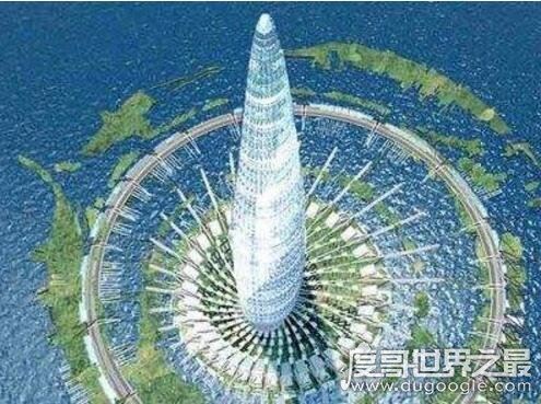 中国第一高楼1300米,上海超群大厦建筑高度1228米(只是设想)