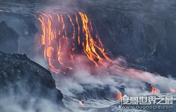 世界上爆发最频繁的活火山，基拉韦厄火山(一直持续喷发)