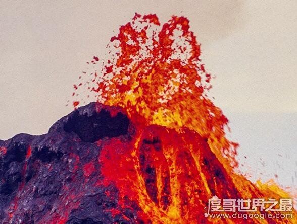 世界上爆发最频繁的活火山，基拉韦厄火山(一直持续喷发)