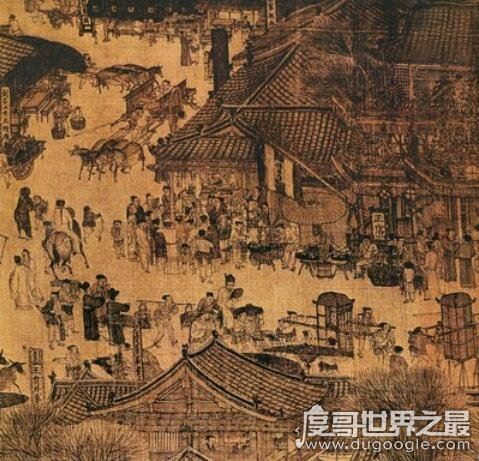 清明上河图描绘的是哪个城市,北宋时期都城东京(今河南开封)