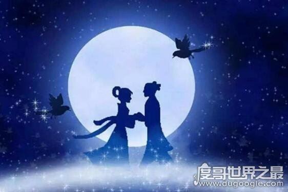 关于牛郎织女的故事简介，一段话讲述浪漫的神话爱情故事