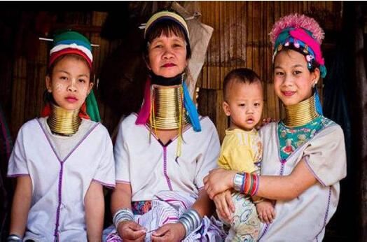 世界上脖子最长的女人,泰国长颈族最长脖子达70厘米