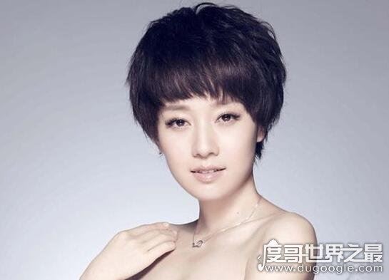 马伊俐短发图片造型，帅气干练的职场女性发型