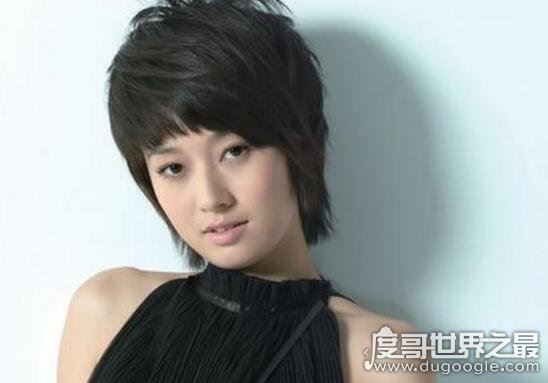 马伊俐短发图片造型，帅气干练的职场女性发型