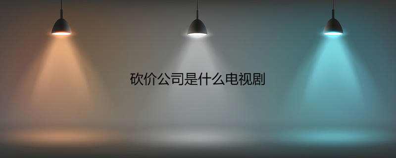 砍价公司是什么电视剧