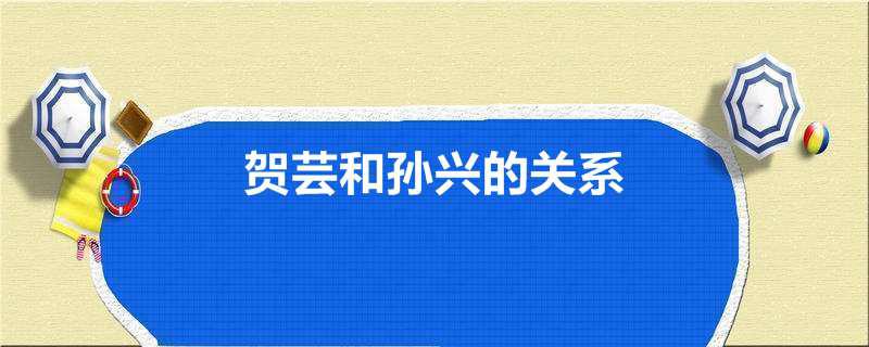 贺芸和孙兴的关系